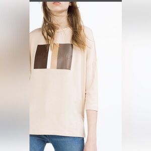 NWT Zara T-shirt size ladies small